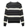 Women's Korean Striped Knit Cardigan - Loose, Thin, Long Sleeve, Round Neck, Spring/Autumn Fashion