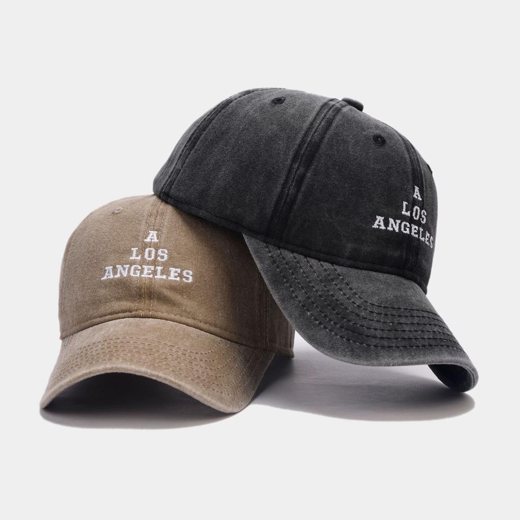 Frühling neue Buchstabenstickerei gewaschen alte Baseballkappe Herren und Damen lässig vielseitige Kappe Outdoor-Sonnenhut Trend