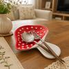 Ceramic Mushroom Spoon Holder Heat-Resistant Kitchen Utensil Holder  Restaurant Use