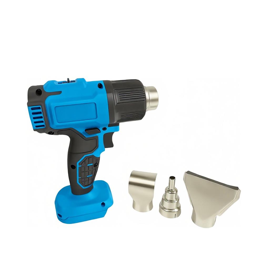 21V Handheld Hot Air Gun Temperature Rechargeable Cordless for Makita Battery Electric Heat Gun with Nozzles