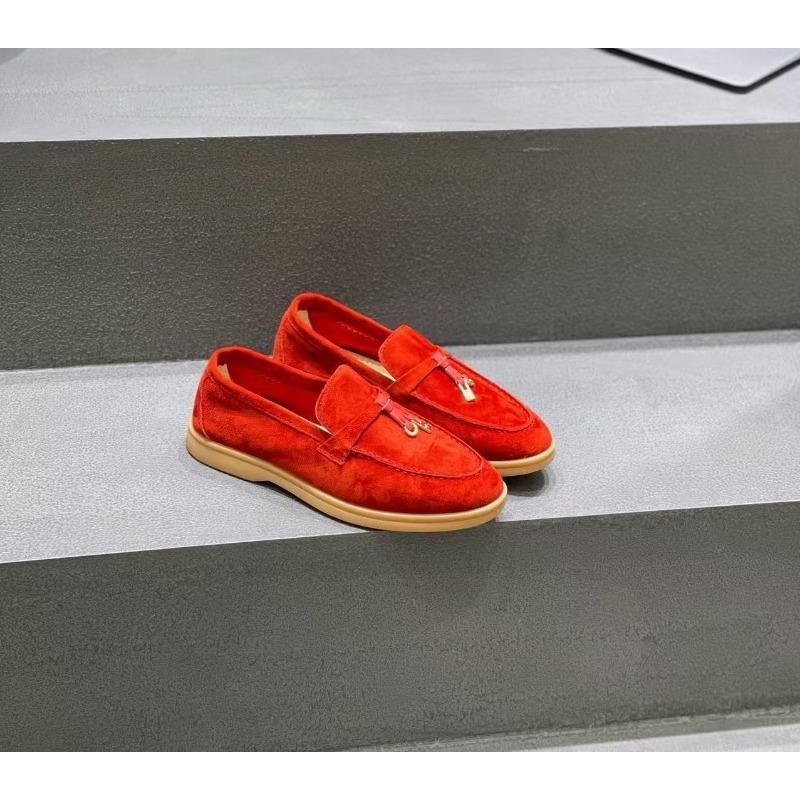 

Осень новые женские мягкая кожа ретро натуральная кожа ленивые на одной педали на толстой подошве на плоской подошве удобные одинарные туфли 40 красный