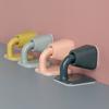 Silicone Rubber Door Stop Non-Punch Door Holder Mute Noiseless Door Stopper Buffer Damper Stop Hardware Wall Protector