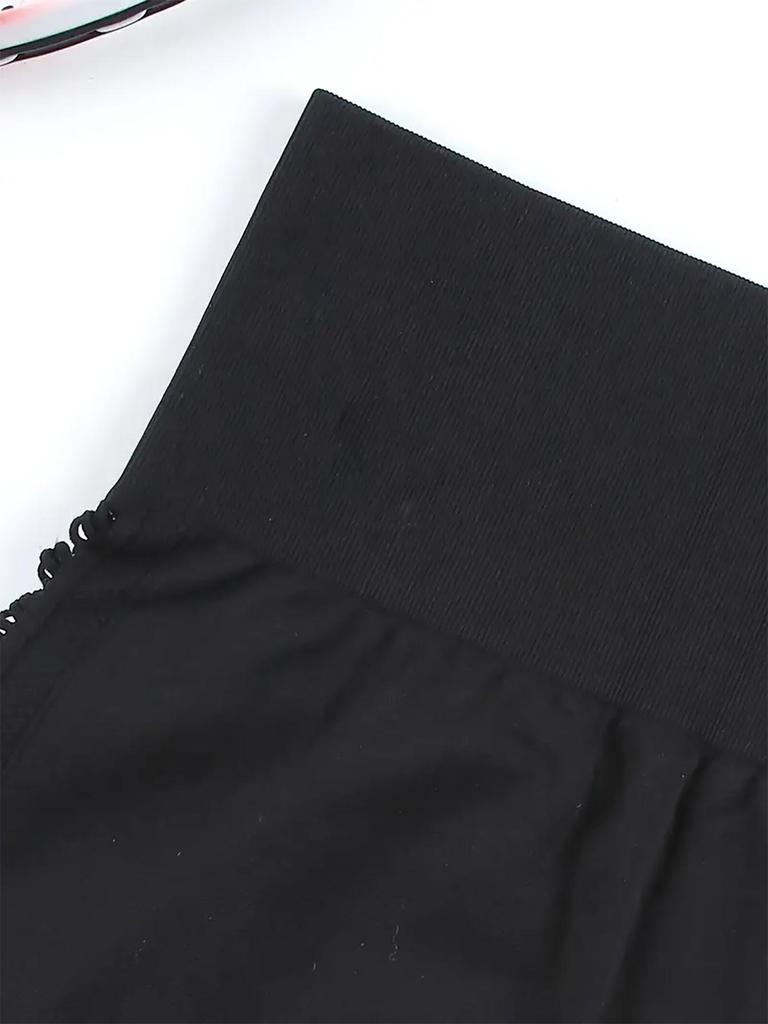 Women's High-Waisted Seamless Butt-Lifting Cutout Yoga Shorts