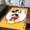 1pc Mickey Pattern Area Rug Soft Flannel Floor Mat for Living Room,Office,Bedroom and Carpet
