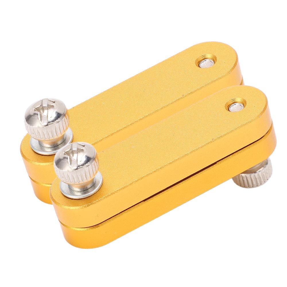 2 PCS Aluminum Alloy Ruler Limit Block Woodworking Marking and Measuring