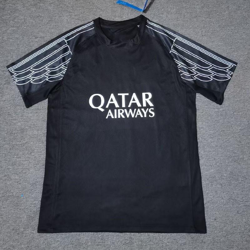 2526 Fan Edition 3XL4XL Черная Полосатая Футбольная Форма S чёрный