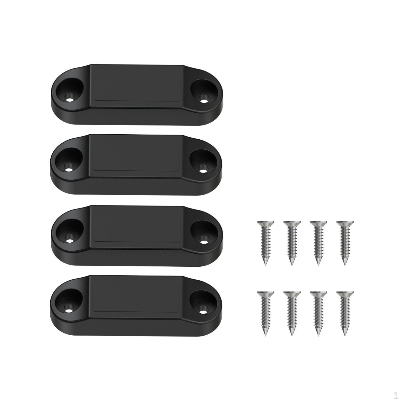 

RV Door Holder Baggage Doors Motor Homes Easy to Use Premium Simple Installation Parts 2 Set Black