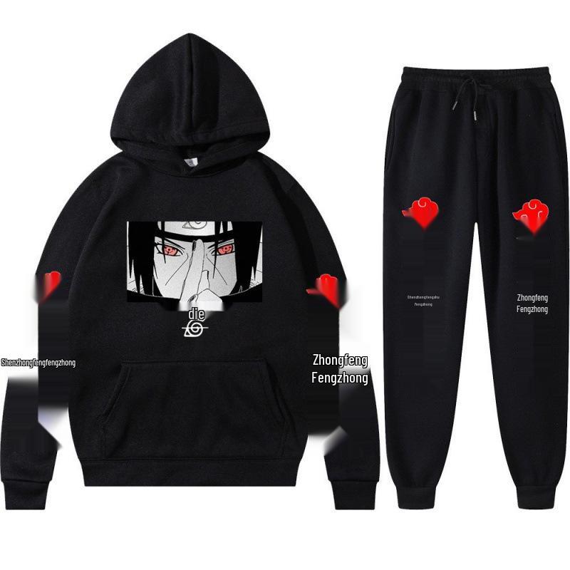 Naruto 2025 Uchiha Itachi Hoodie & Pants Set for Men & Women