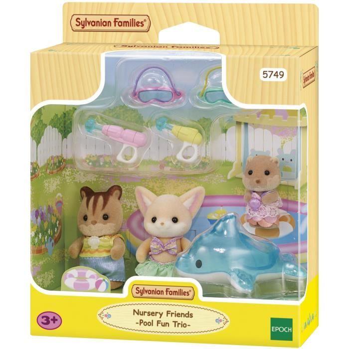 Il trio dei bebè in piscina - Sylvanian Families - 5749