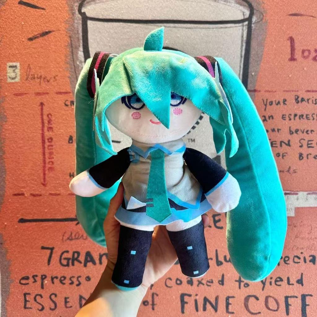 Japanese Anime Plush Stuffed Toy Hatsune Miku Doll Soft Pillow Future Cute Christmas Gift For Children Cuddly Fluffy Huggable Kawaii Comfort Adorable