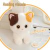 Soft Plush Calico Siamese & Black Cat Dolls - Cute Desktop Companions & Perfect Birthday Gifts for Girls