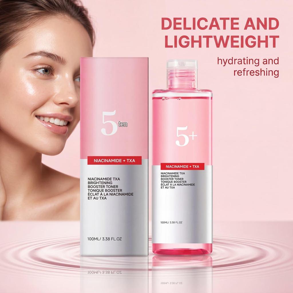 Brightening Hydrating Facial Essence - Gentle Care for Smooth, Elastic, and Refreshed Skin Daily.