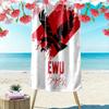 Eastern Washington Eagles Print Beach Towel, Large Soft Quick Dry Towel for Beach Camping Swimming