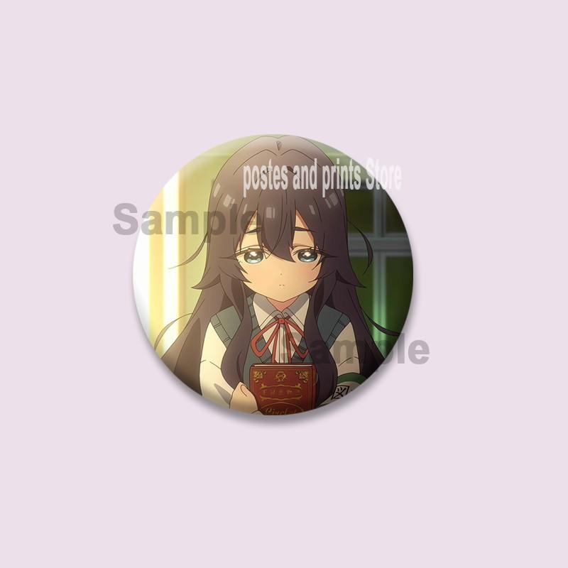Cute Anime Hyouka Enamel Pins Clothing Bag Hat Jewelry Accessories Cartoon Round Brooch Eru Chitanda Animation Badge Toys Gifts