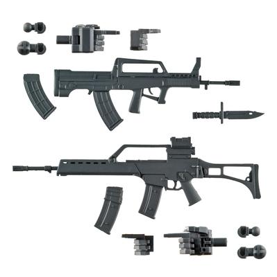 TOMYTEC GeoColle Combat Weapons Series DCML01 Sturmsatz A Nicht Maßstab Plastikmodell 323068 Formfarbe (Grau)
