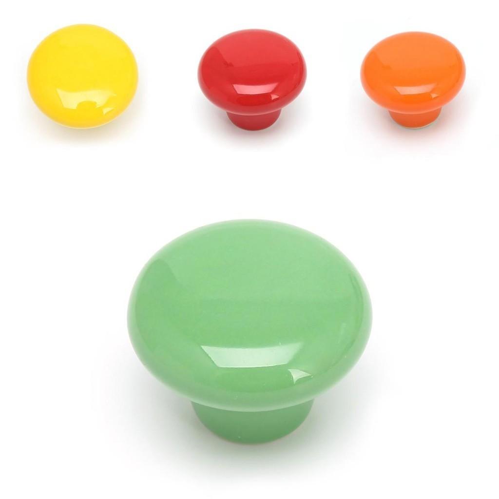 Premium Quality Candy Color Ceramic Knobs For Cabinets And Closets