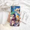 Genshin Impact Transparent Phone Case for Motorola Moto Edge 20 30 40 50 S30 Fusion Ultra Pro Neo Lite + G200 G23