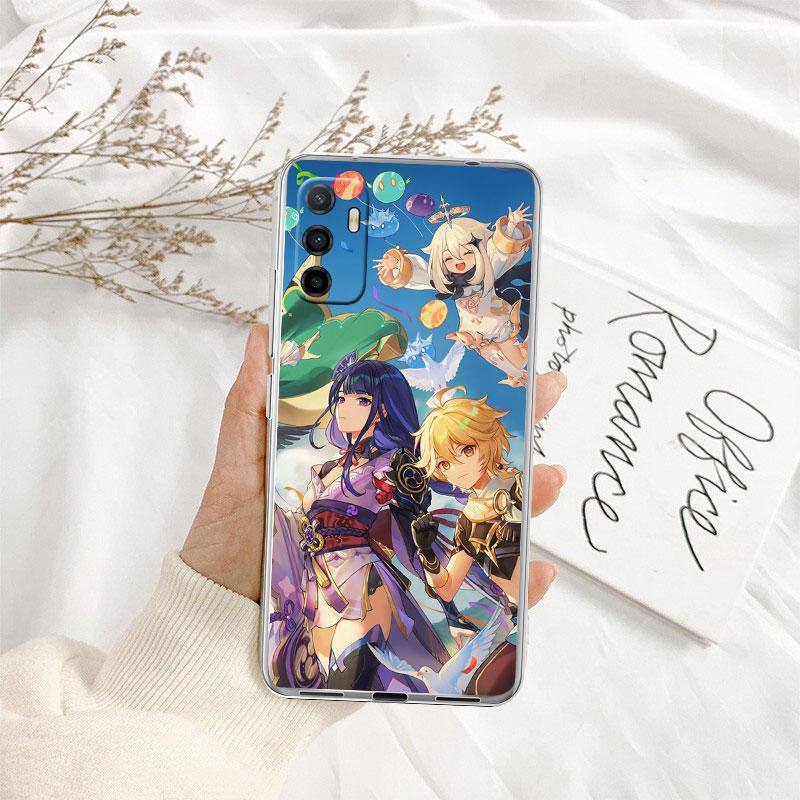 

Genshin Impact Transparent Phone Case for Motorola Moto Edge 20 30 40 50 S30 Fusion Ultra Pro Neo Lite + G200 G23 Motorola Edge S30