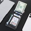 Men's Wallet Money Clip Card Bag PU Leather Card Holder Multi-function Card Case High Quality Rfid Anti-theft Card Clip Wallets