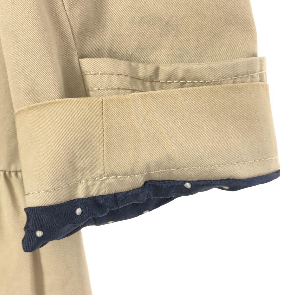MAX&CO Trench Coat 4 Beige Back Dot Pattern Women Used