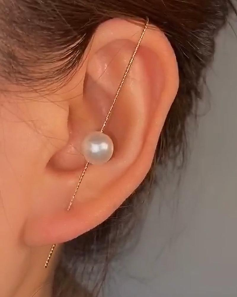 Morfetto 9 pz oro Orecchini del polsino dell'orecchio Non piercing falso cartilagine Orecchini del polsino conchiglia argento Pinze avvolge Chunky Ear Cuff oro