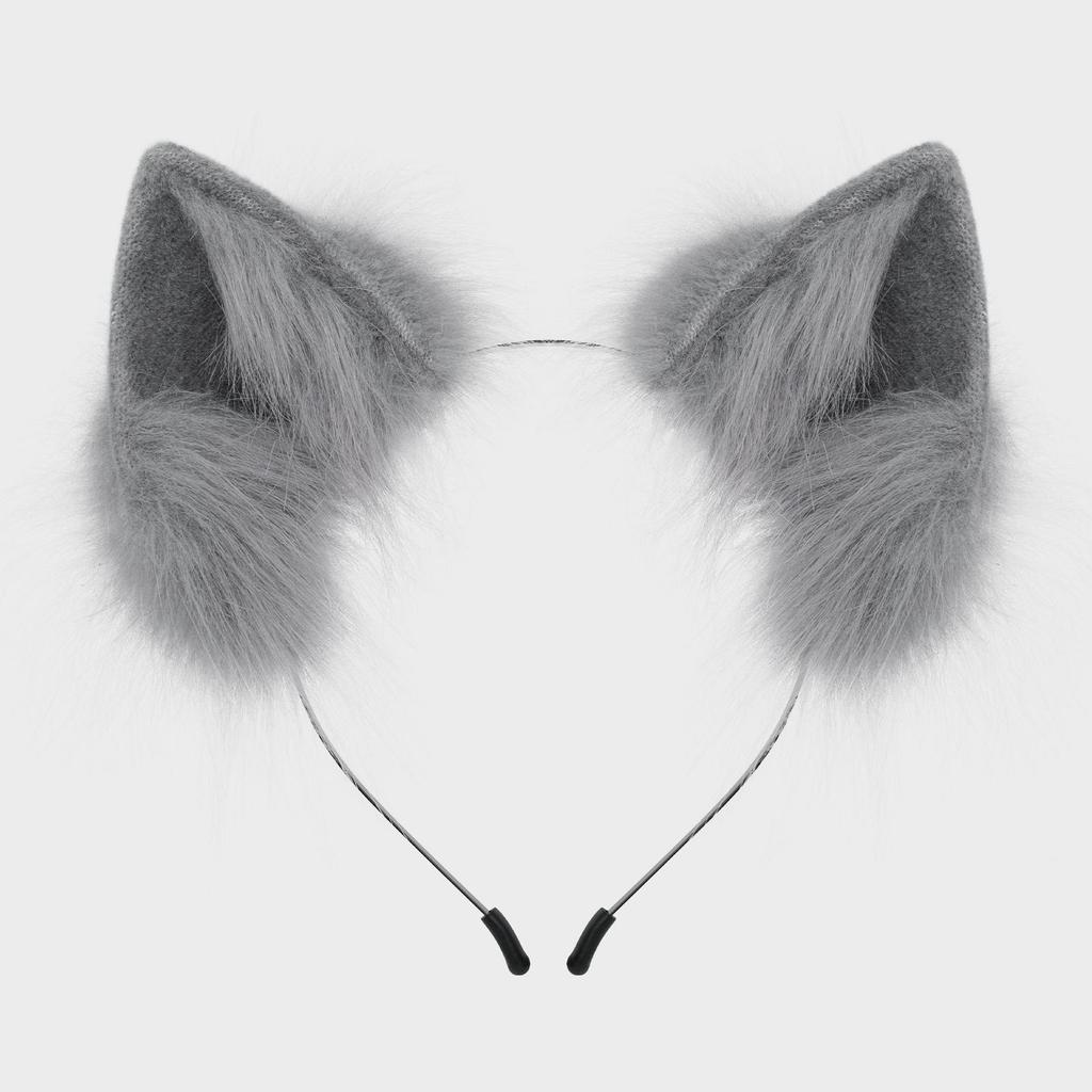 Realistic Handmade Plush Cat & Fox Ears Headband - Japanese Lolita Style Hair Accessories