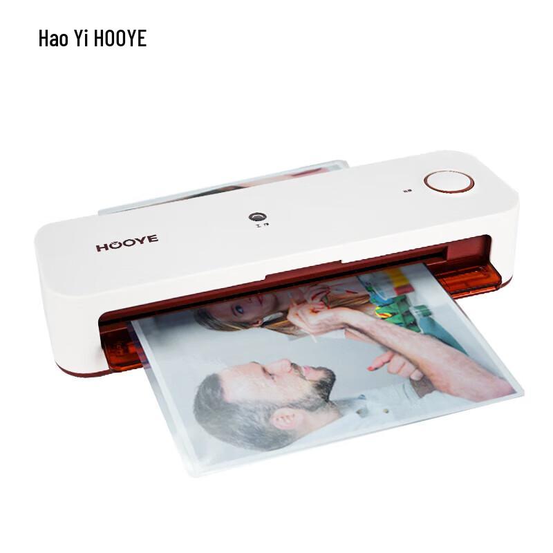 HOOYE A4 Home Office Laminator with Integrated Cutter