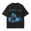 Washed T Shirts The Sisters Of Mercy Casual TShirt Harajuku Gothic Rock Streetwear Graphic Tops Tee Shirt for Men Women