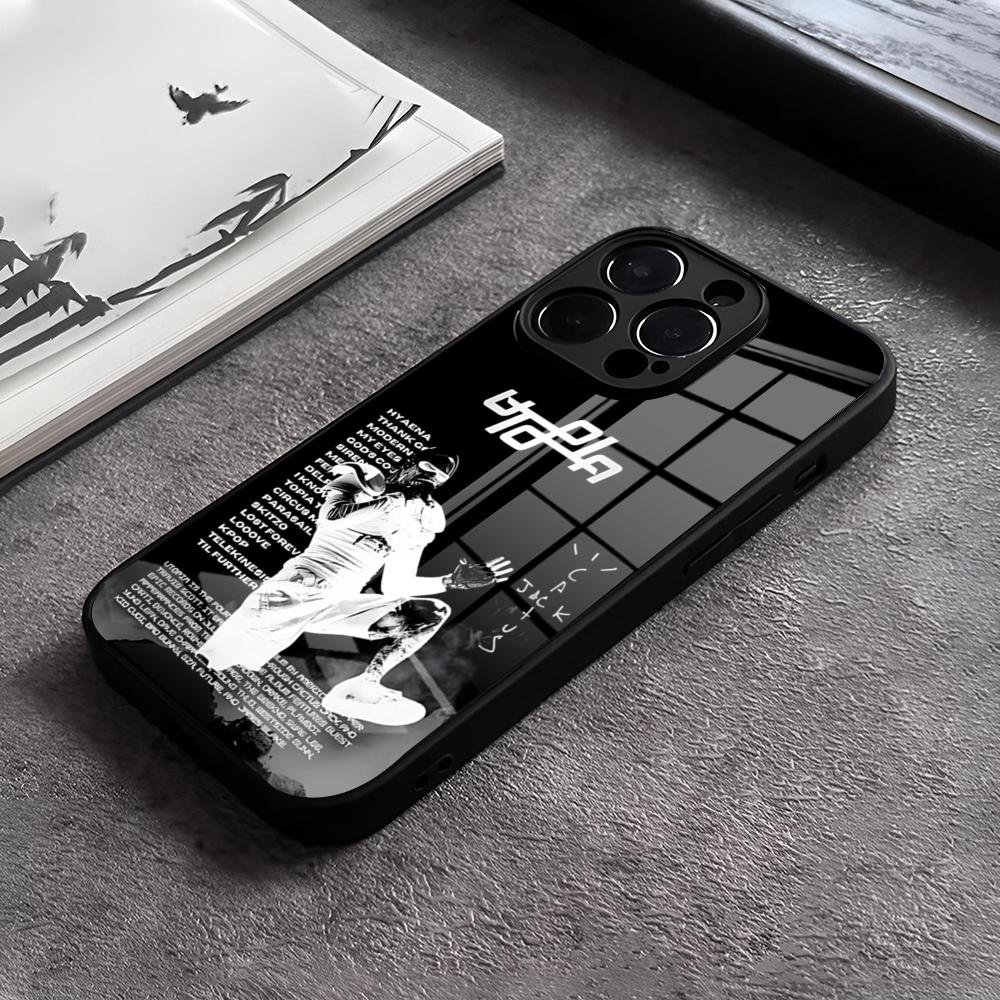 

Чехол для телефона UTOPIA рэпера T-Travis Scotts Для IPhone 15 Pro Max 12 16 14 Plus 11 13 Pro X XR XS 7 8 Plus SE Стеклянная крышка iPhone15