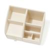 Francfranc Quilted Desk Organizer L Ivory Desk Storage Tabletop Storage Accessory Case Drawer