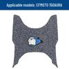 Chunfeng 150AURA Motorcycle Waterproof Foot Mats - Dirt & Wear Resistant Pedal Pads