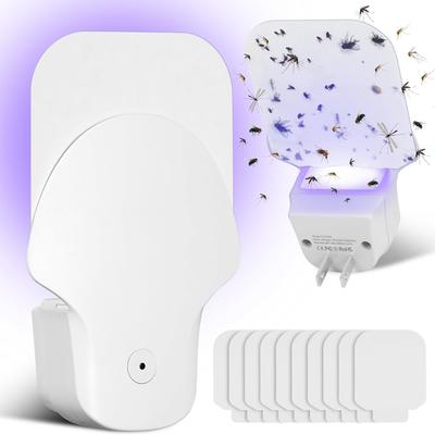 Anti-mosquito poderoso moskito praga mosca contra insetos mata-moscas elétrico zapper lâmpada apanhador armadilha para moscas dispositivo adesivos casa