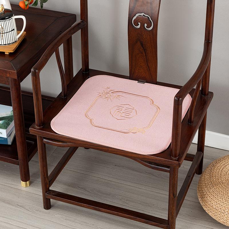 

Подушка для сиденья в китайском стиле Подушка для сиденья дивана из красного дерева Подушка для спинки Высококачественная подушка для чайного кресла Утолщенная подушка для сиденья Подушка для стула 45*45cm