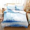 Elk Bed Three-Piece Set 3D Digital Printing Quilt Cover Pillowcase