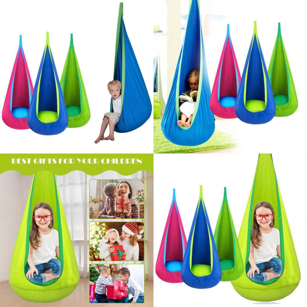 Cadeira Suspensa Insuflável Confortável e Colorida para Crianças Diversão e Brincadeira Interior Exterior