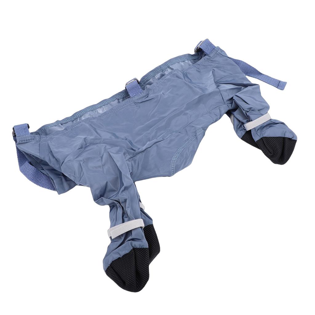 Dog Suspender Boots Breathable Waterproofing Adjustable Dog Paws Boots Leggings Belly Protector for Outdoor Walking