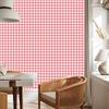 Wallpaper Fabric Pattern Coral and White, Harmonious Arrangement 50x1000