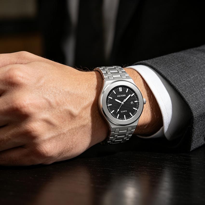 Custom Logo Factory Best Price Luminous Business Men's Watch Alloy Glass 3BAR Water Resistance Luxury Quartz Watches