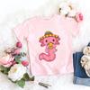Axolotl Kawaii T-Shirt Kinder Sommer Mode T-Shirt Kinder Streetwear Boba Axolotl Anime Lässig Kinderkleidung Geburtstags-T-Shirts