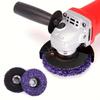1/2Pcs Coarse Abrasive Poly Strip Discs Remover Wheels for Effortless Grinding & Polishing - Durable PVC/Diamond Construction