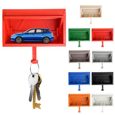 Car Garage Key Holder with Opening Door Wall Mount Key Organizer Decorative Key Hanger for Home Entrance Use Car Enthusiast