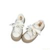 Fashion Thick soled big toe bread shoes winter thick women's warm simple comfortable daily casual lightweight cotton shoes