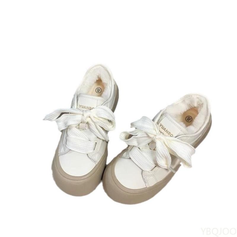 Fashion Thick soled big toe bread shoes winter thick women's warm simple comfortable daily casual lightweight cotton shoes