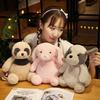Cute Little Animal Dinosaur Rabbit Koala Doll Plush Toy Panda Penguin Doll Children Soothing Rag Doll