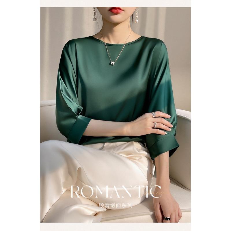 Women S Loose Fit Round Neck Short Sleeve T Shirt Plus Size Casual Top