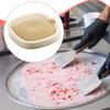 Rolled Ice Cream Maker Portable with 2 Scrapers Instant Freeze Plate Homemade DIY Accessory for Home Family Sorbet Soft Serve