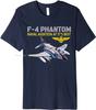 Oversized T-shirt Naval Aviation F-4 Phantom Jet Interceptor And Fighter-bomber Cotton Tshirt Unisex Tops Tees Men's Clothing