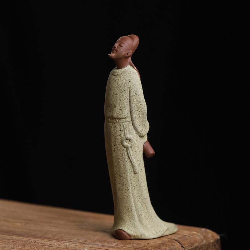 

Керамическое украшение в старинном стиле: Поэт Ли Бай Пьяная сцена для Дзен Домашнего декора