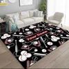 1PC Custom Name Baseball Equipment Theme Floor Mat Ideal for Living Room, Game Rooms, Office, Bedroom,Floor Mat Playful Design