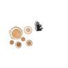 Rattan Woven Wall Art And Resin Camera Statue Model Decorative Ornaments for Tea Room Hallway